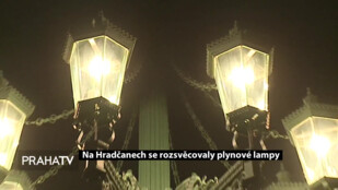 Na Hradčanech se rozsvěcovaly plynové lampy