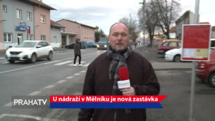U nádraží v Mělníku je nová zastávka