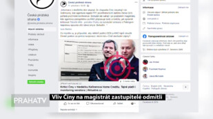 Vliv Číny na magistrát zastupitelé odmítli