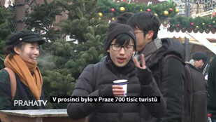 V prosinci bylo v Praze 700 tisíc turistů
