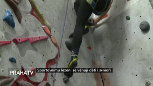 Sportovnímu lezení se věnují děti i senioři