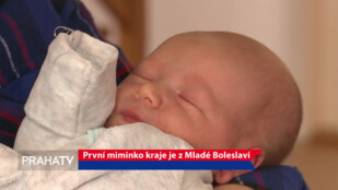 První miminko kraje je z Mladé Boleslavi