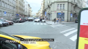 Pražané si připlatí za taxislužbu