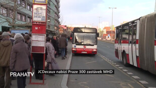 JCDecaux nabízí Praze 300 zastávek MHD