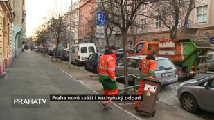 Praha nově sváží i kuchyňský odpad