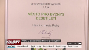 Praha 2 získala titul Město pro byznys