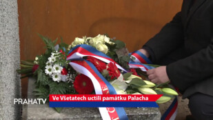 Ve Všetatech uctili památku Palacha