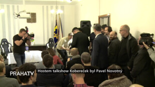 Hostem talkshow Kobereček byl Pavel Novotný