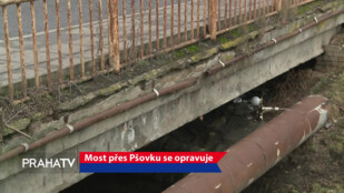 Most přes Pšovku se opravuje