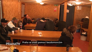 Praha se snaží pomoci bezdomovcům