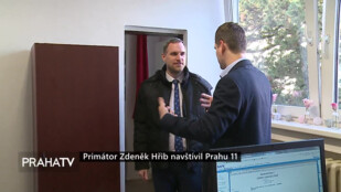 Primátor Zdeněk Hřib navštívil Prahu 11