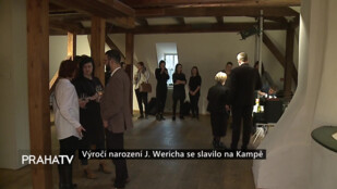 Výročí narození J. Wericha se slavilo na Kampě