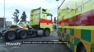Pražská záchranka má nové speciální vozy
