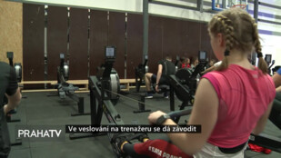 Ve veslování na trenažeru se dá závodit