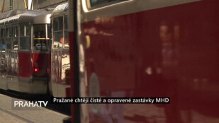 Pražané chtějí čisté a opravené zastávky MHD