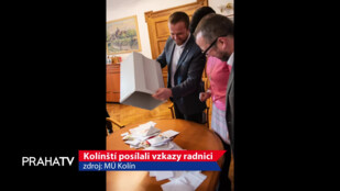 Kolínští posílali vzkazy radnici