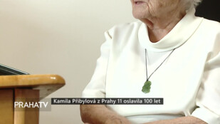 Kamila Přibylová z Prahy 11 oslavila 100 let