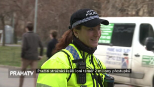 Pražští strážníci řešili loni téměř 2 miliony přestupků