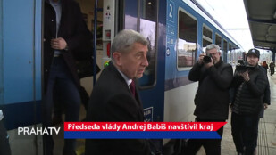 Předseda vlády Andrej Babiš navštívil kraj
