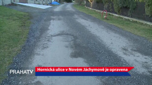 Hornická ulice v Novém Jáchymově je opravena
