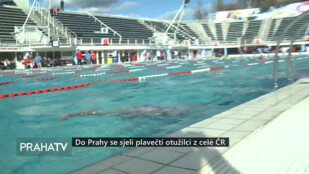 Do Prahy se sjeli plavečtí otužilci z celé ČR