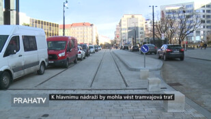 K hlavnímu nádraží by mohla vést tramvajová trať
