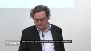 Město chce druhý vestibul metra Staroměstská