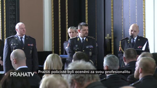 Pražští policisté byli oceněni za svou profesionalitu
