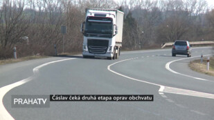 Čáslav čeká druhá etapa oprav obchvatu