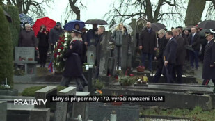 Lány si připomněly 170. výročí narození TGM