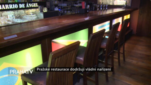 Pražské restaurace dodržují vládní nařízení