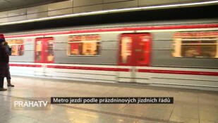 Metro jezdí podle prázdninových jízdních řádů