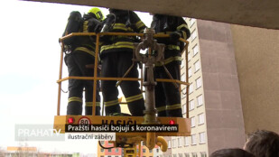 Pražští hasiči bojují s koronavirem
