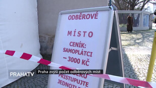 Praha zvýší počet odběrových míst