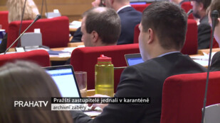 Pražští zastupitelé zasedali v karanténě