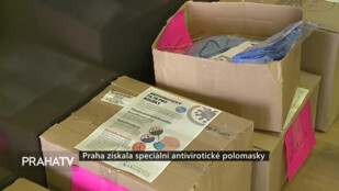 Praha získala speciální antivirotické polomasky