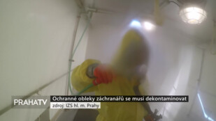 Ochranné obleky záchranářů se musí dekontaminovat