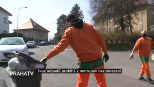 Svoz odpadů probíhá v metropoli bez omezení