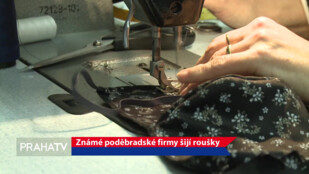 Známé poděbradské firmy šijí roušky