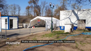 Praha otevřela odběrové místo v areálu Výstaviště