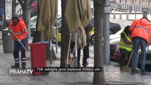 TSK zahájila jarní blokové čištění ulic