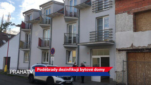 Poděbrady dezinfikují bytové domy