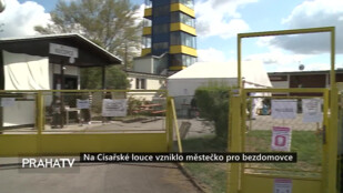 Na Císařské louce vzniklo městečko pro bezdomovce