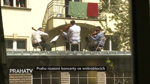 Prahu rozezní koncerty ve vnitroblocích