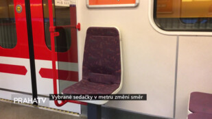 Vybrané sedačky v metru změní směr