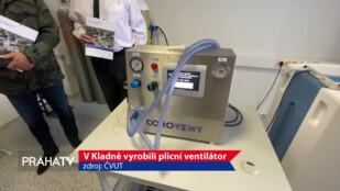 V Kladně vyrobili plicní ventilátor
