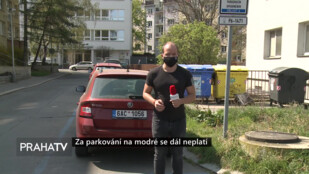Za parkování na modré se dál neplatí