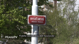 Probíhá rekonstrukce části Vysočanské