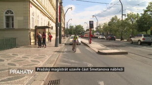 Pražský magistrát uzavře část Smetanova nábřeží