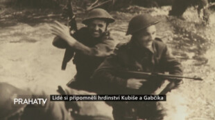 Lidé si připomněli hrdinství Kubiše a Gabčíka